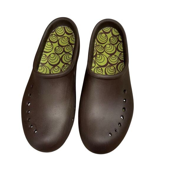 Crocs Tully Espresso Brown Clogs Womens Sz 11 Slip On Comfort Shoes Nurse Casual - Picture 11 of 14